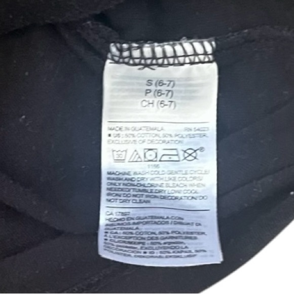 Old Navy casual play Graphic Tee with Palm Trees and Sunset black Boys S (6-7) - Picture 4 of 7